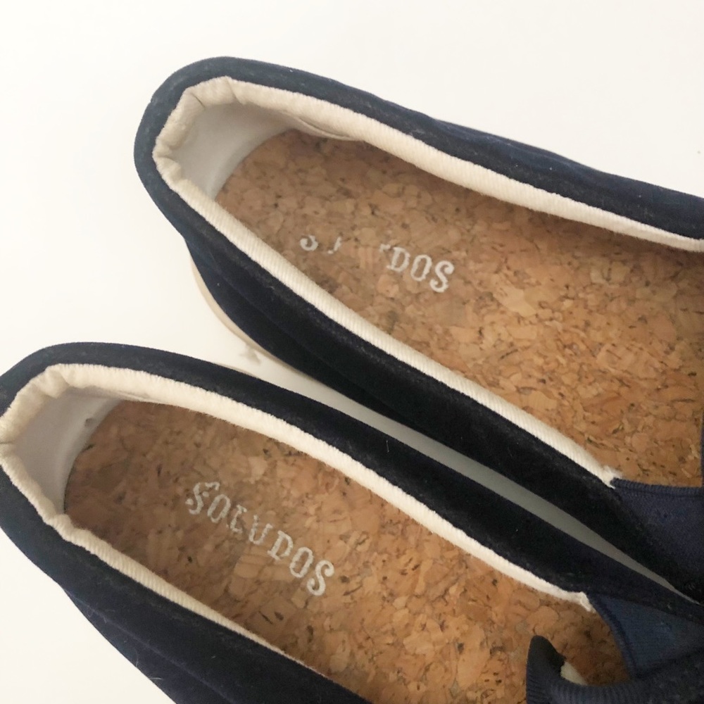 Soludos Velvet Llama Sneaker 6 - Picture 5 of 11